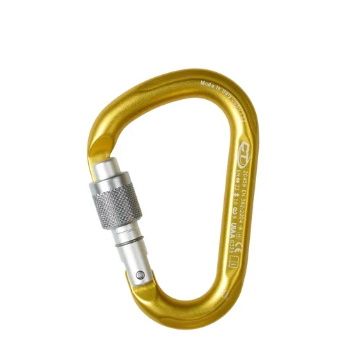 CLIMBING TECHNOLOGY Karabinek SNAPPY CF SG ocher Promocja