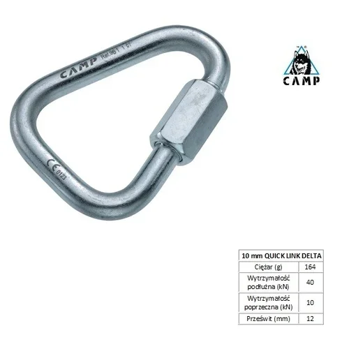 Zniżka CAMP Karabinek 10 MM QUICK LINK DELTA