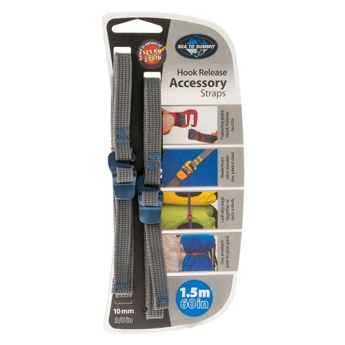 Sprawdź teraz Pasy Sea To Summit Accessory Strap with Hook Buckle 10mm Webbing 1.5m Blue