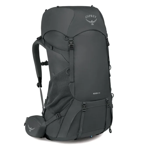 Męski plecak trekkingowy Osprey Rook 65 - Dark Charcoal/Silver Lining Taniej