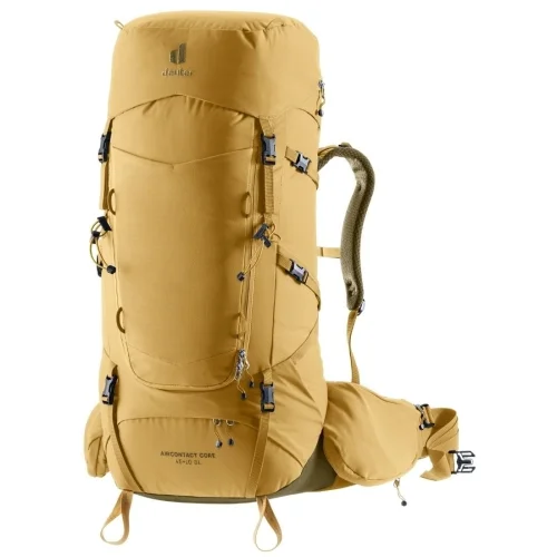 Szybka wysyłka Damski plecak dwukomorowy Deuter Aircontact Core 45+10 SL - Savanna-Nori