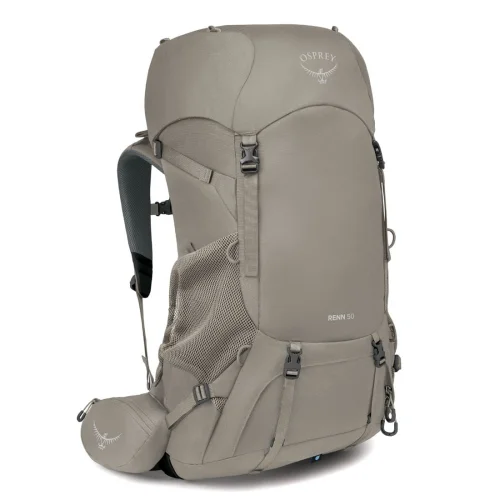 Nowość Damski plecak dwukomorowy Osprey Renn 50 - Pediment Grey/Linen Tan