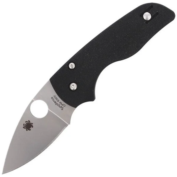Nóż składany Spyderco Lil' Native G-10 Black Compression Lock Plain (C230GP) Tylko do końca tygodnia