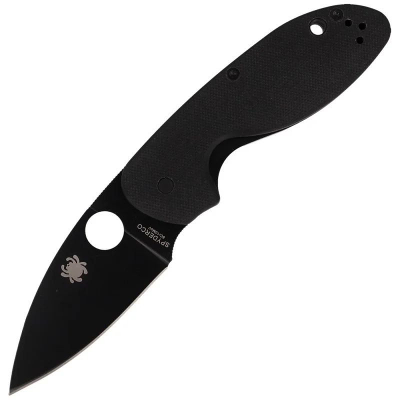 Nóż składany Spyderco Efficient G-10 Black / Black Blade Plain - C216GPBBK Dodaj do koszyka