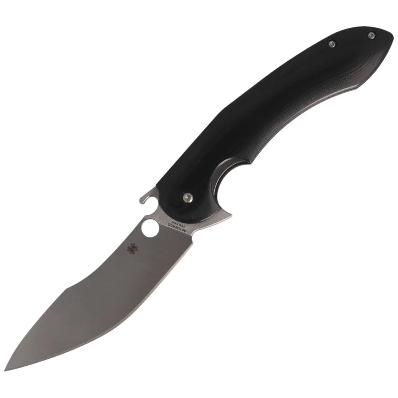 Nóż składany Spyderco Tropen G-10 Black Plain - C237GP Promocja