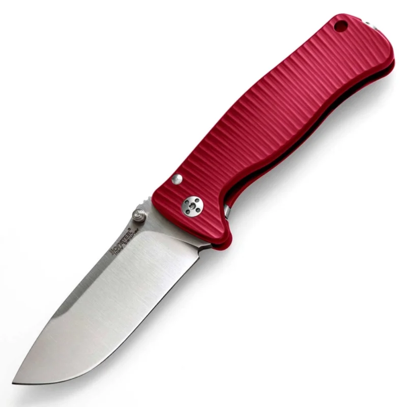 Nóż składany LionSteel SR2A Aluminum Red, Satin Blade Sprawdź teraz