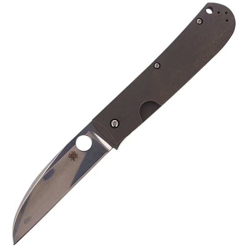 Nóż składany Spyderco SwayBack Titanium Plain (C249TIP) Nie przegap
