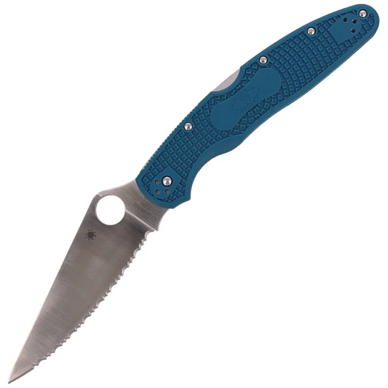 Nóż składany Spyderco Police 4 Lightweight FRN Blue K390 Spyder (C07FS4K390) Kup teraz