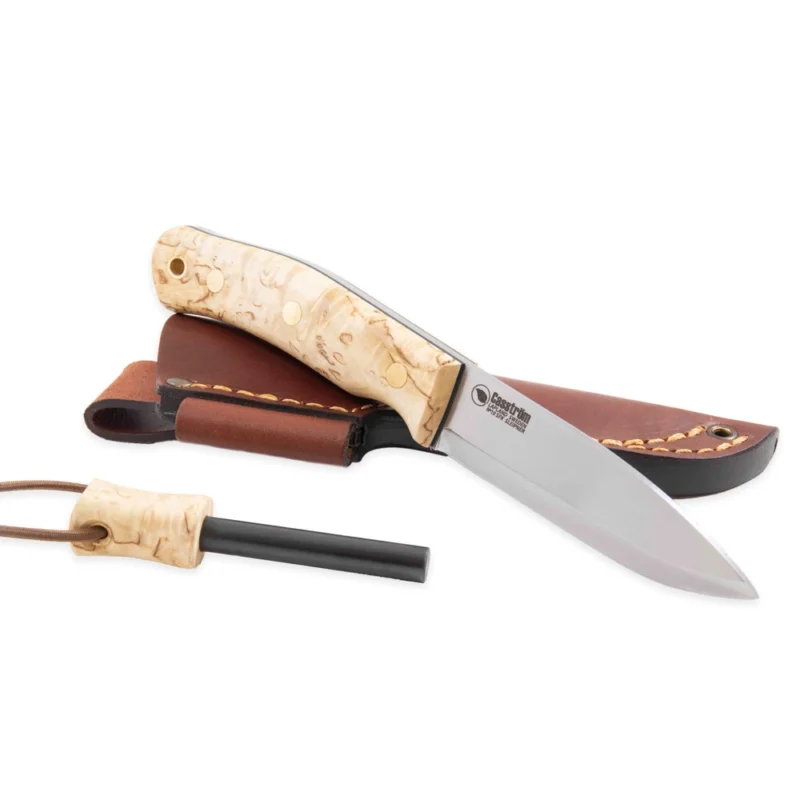 Dostępne od ręki Casstrom - Nóż no.10 Swedish Forest Knife C z krzesiwem - Brzoza Karelska