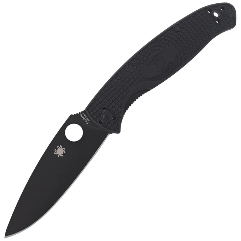 Nóż składany Spyderco Resilience Lightweight, Black Blade Plain (C142PBBK) Niska cena