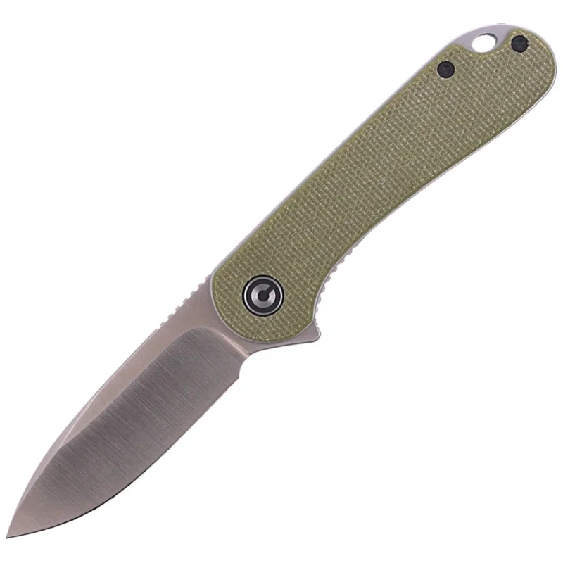 Oferta czasowa Nóż CIVIVI Elementum Flipper Olive Micarta, Satin Finish (C907S)