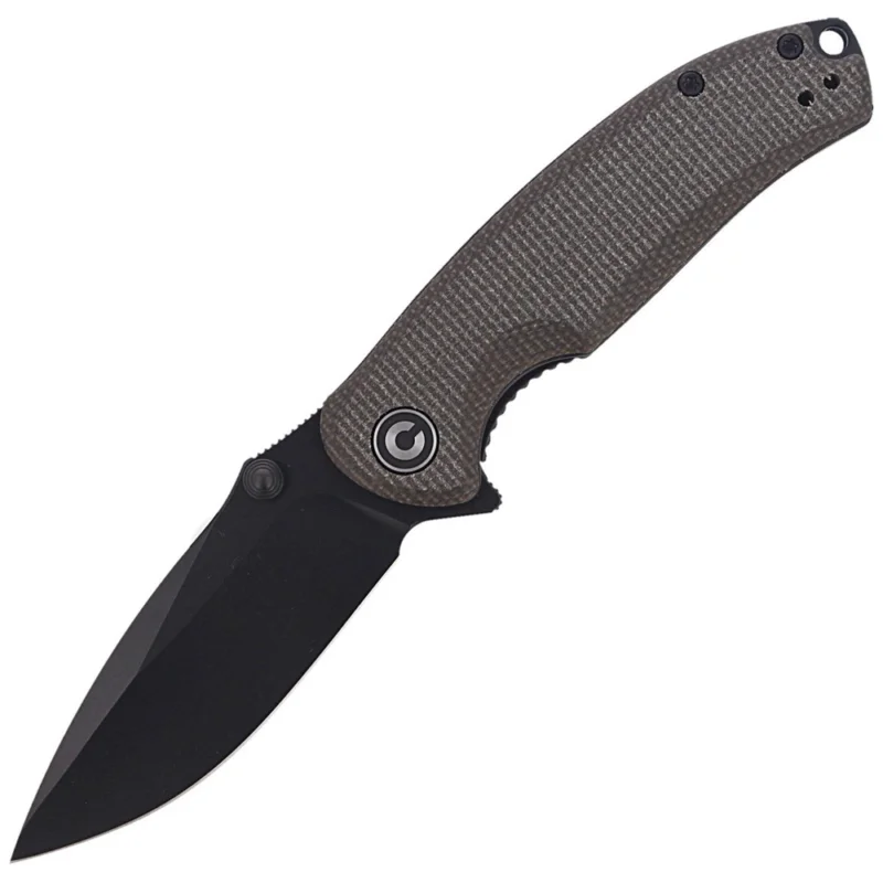 Oferta czasowa Nóż CIVIVI Pintail Dark Green Micarta, Black Stonewashed (C2020C)