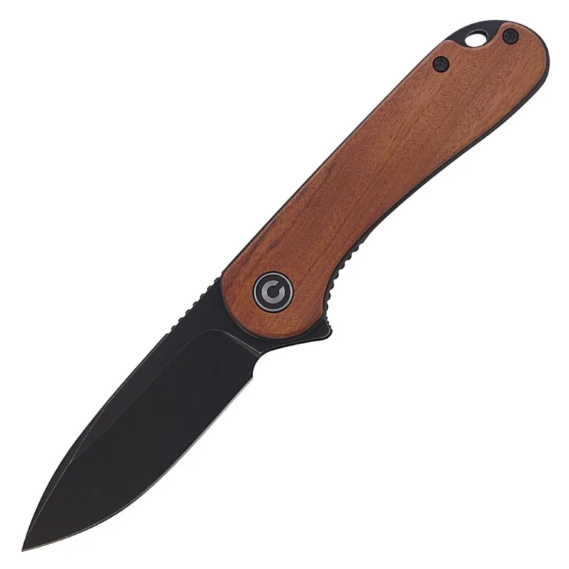 Do wyczerpania zapasów Nóż CIVIVI Elementum Flipper Cuibourtia Wood, Black Stonewashed (C907U)