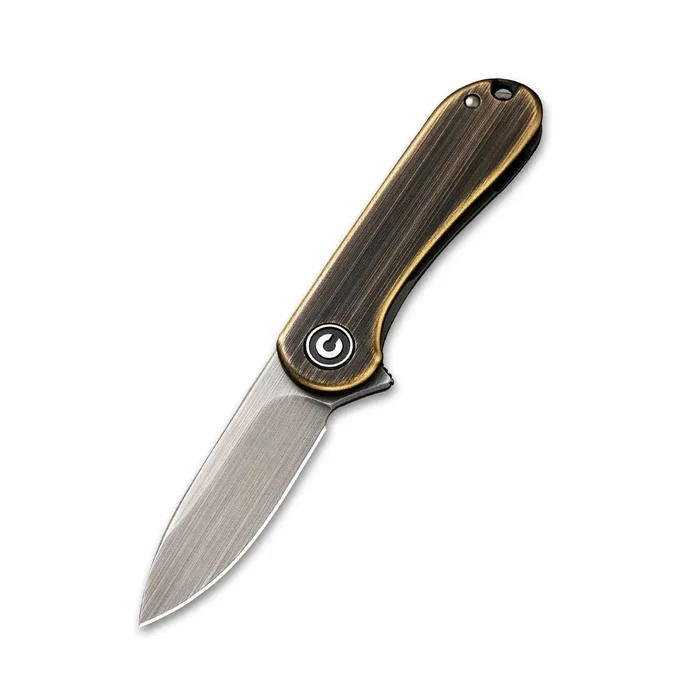 Zniżka Nóż CIVIVI Mini Elementum Black Brass, Gray Hand Rubbed (C18062Q-1)