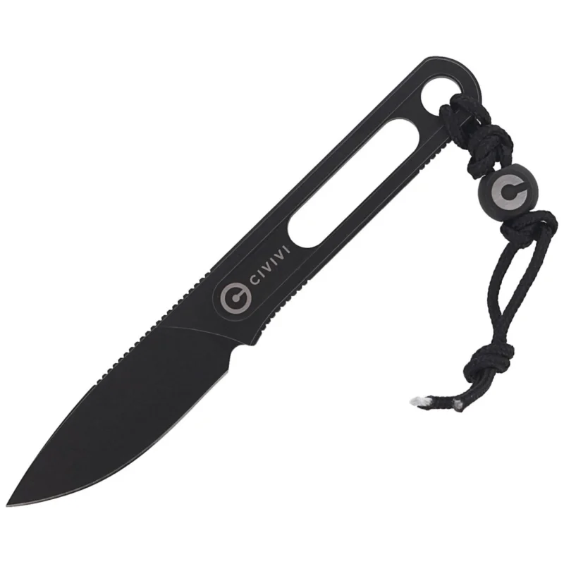 Szybka wysyłka Nóż na szyję CIVIVI Minimis Neck Knife, Black Stonewashed by Ostap Hel (C20026-1)