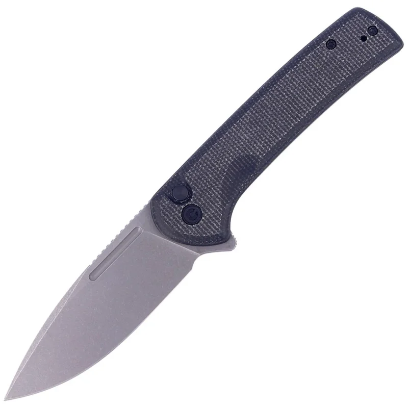 Super okazja Nóż CIVIVI Conspirator Black Micarta, Gray Stonewashed (C21006-1)