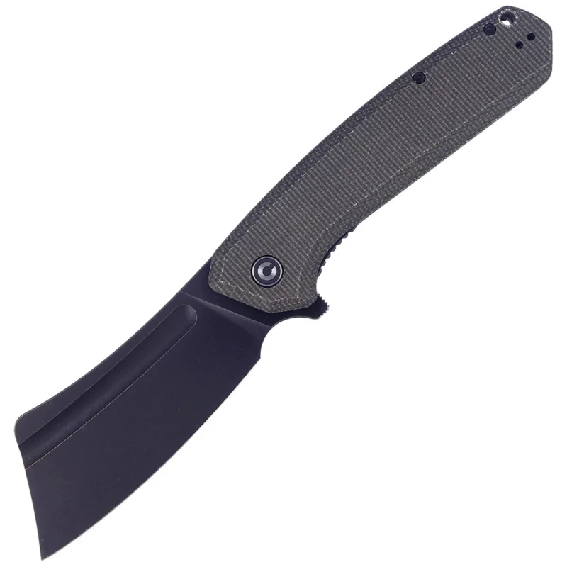 Okazja Nóż CIVIVI Bullmastiff Dark Green Micarta, Black Stonewashed (C2006F)