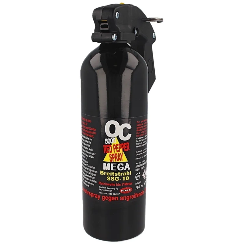 Nowy Gaz pieprzowy KKS OC 5000 Gel 750ml dysza HJF (510051-BLK)