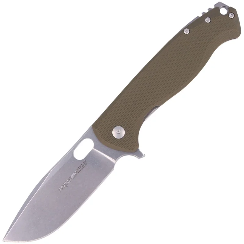 Promocja Nóż składany Viper Fortis Green G10, Stonewashed M390 by Jesper Voxnæs (V5952GG)