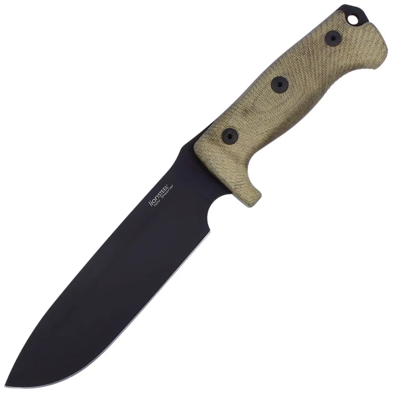 Nóż LionSteel M7B Micarta Green Black Blade (M7B CVG) Taniej