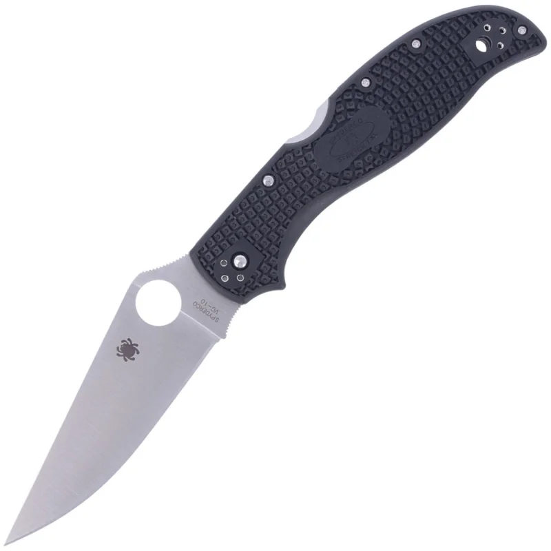 Bestseller Nóż składany Spyderco Stretch 2 XL Lightweight, Black FRN, Satin VG-10 (C258PBK)