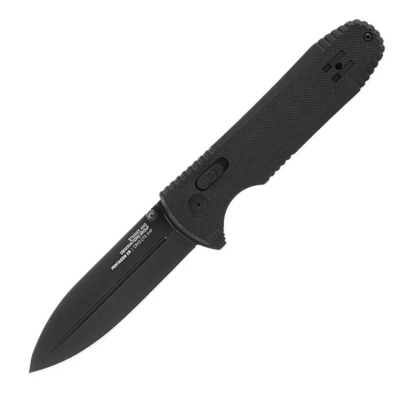 Bezpieczne zakupy SOG - Nóż taktyczny EDC Pentagon XR - Czarny - 12-61-01-57