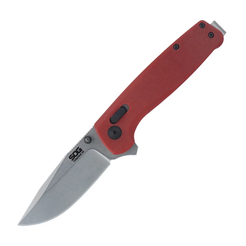 SOG - Nóż składany - Terminus XR G10 - Czerwony - TM1023-BX Ograniczona ilość