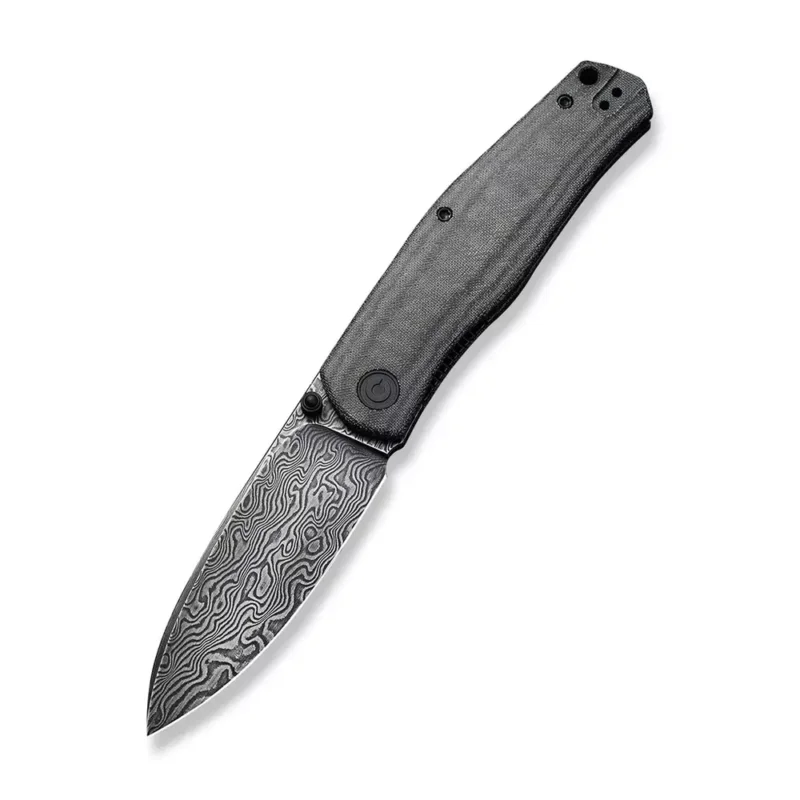 Nóż Civivi Sokoke Black Linen Micarta, Black Hand Rubbed Damascus by Ray Laconico (C22007-DS1) Najlepsza cena