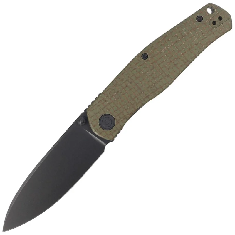 Nóż Civivi Sokoke Green Burlap Micarta, Black Stonewashed 14C28N by Ray Laconico (C22007-2) Hit sprzedaży