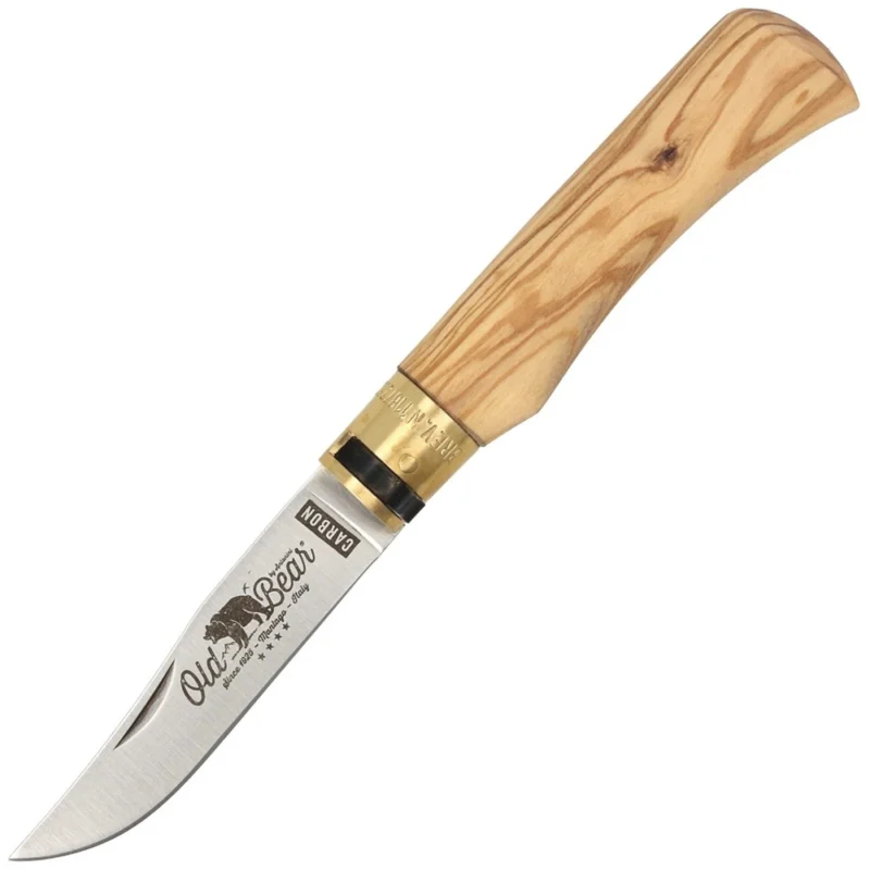 Zamów teraz Nóż Old Bear Antonini Olive wood, Satin C70 (AE 9306/21_LU)