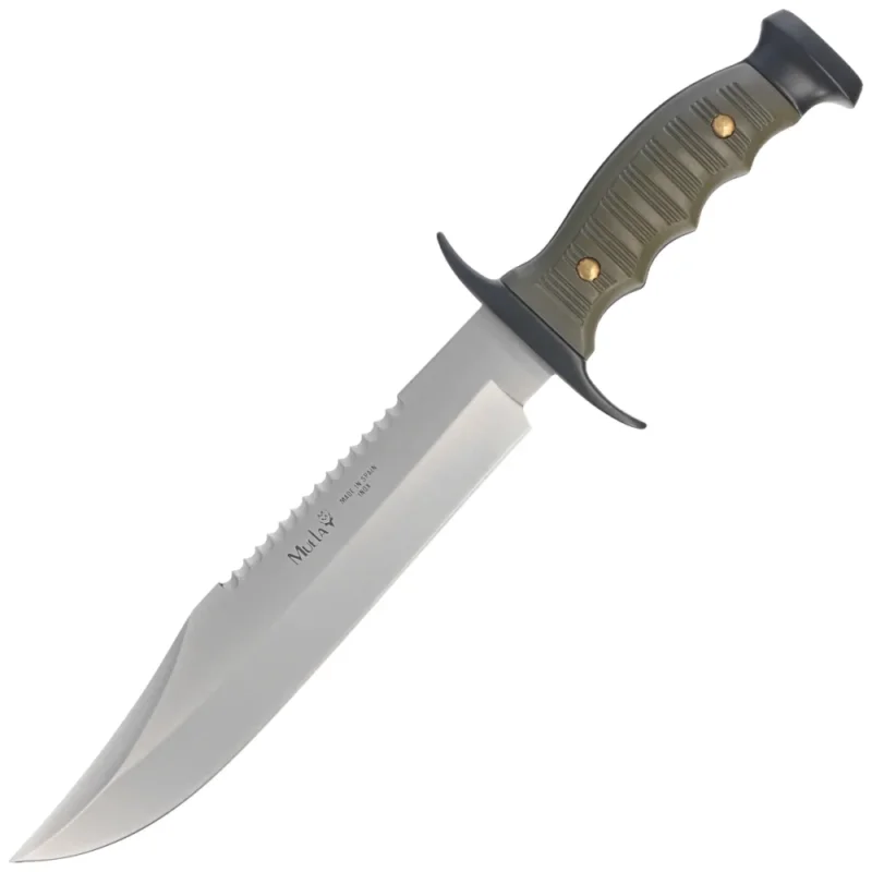 Nie przegap Nóż bowie Muela Green ABS Satin 420H (7222)
