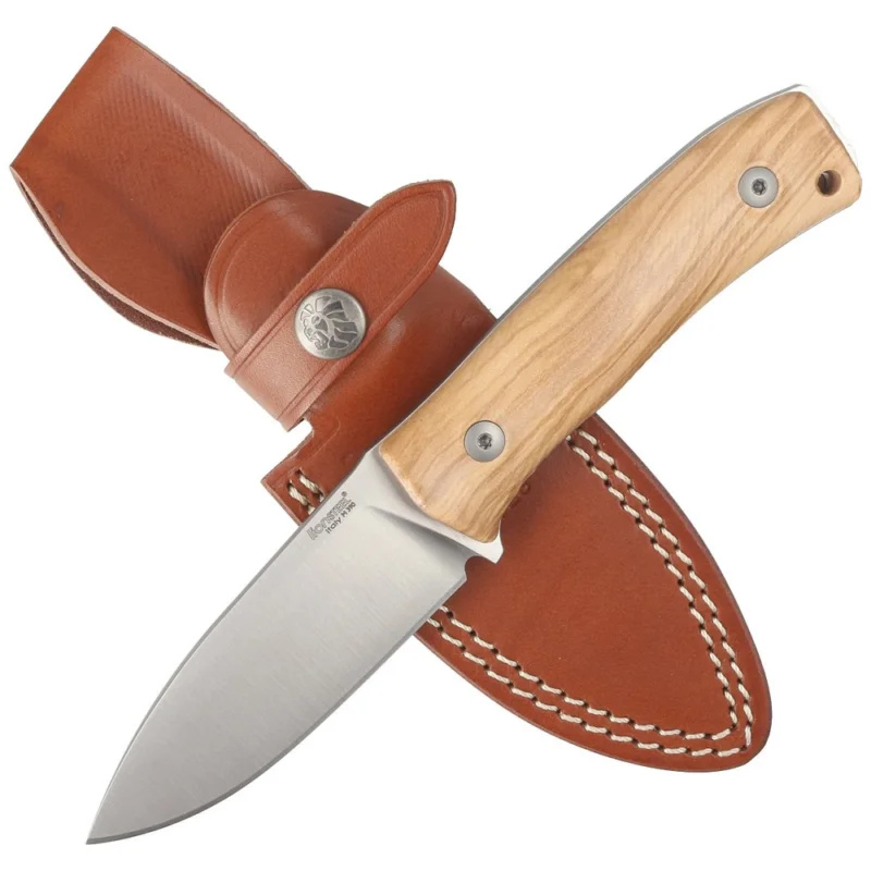 Nóż LionSteel Bushcraft Olive Wood, Satin M390 by Molletta (M4 UL) Wysoka jakość