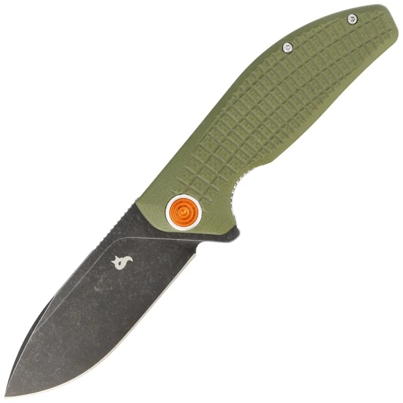 Wybór klientów Nóż składany BlackFox Acutus OD Green G10, Black PTFE D2 by Grigorii Matveev (BF-764 OD)