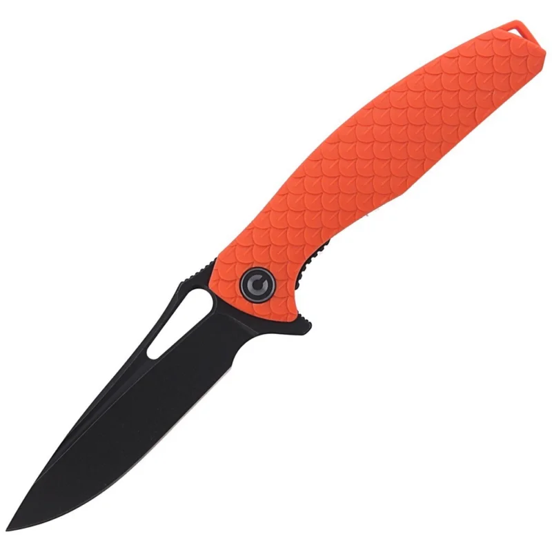 Niska cena Nóż CIVIVI Wyvern Orange FRN, Black Stonewashed (C902G)