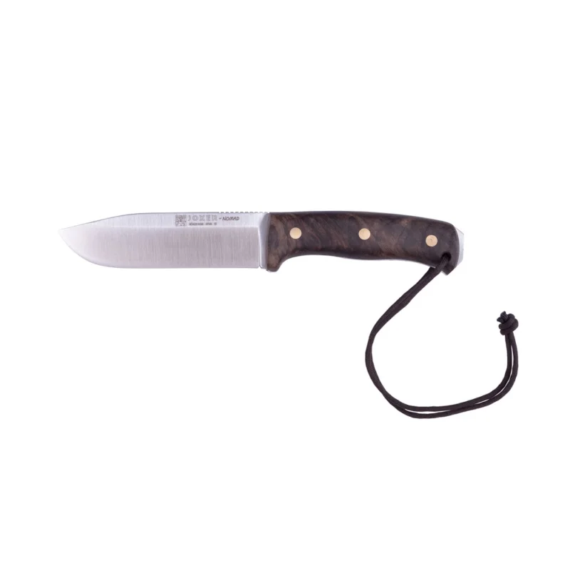 Nóż bushcraft Nomad CN125-P z krzesiwem - Joker - Orzech amerykański Wysoka jakość