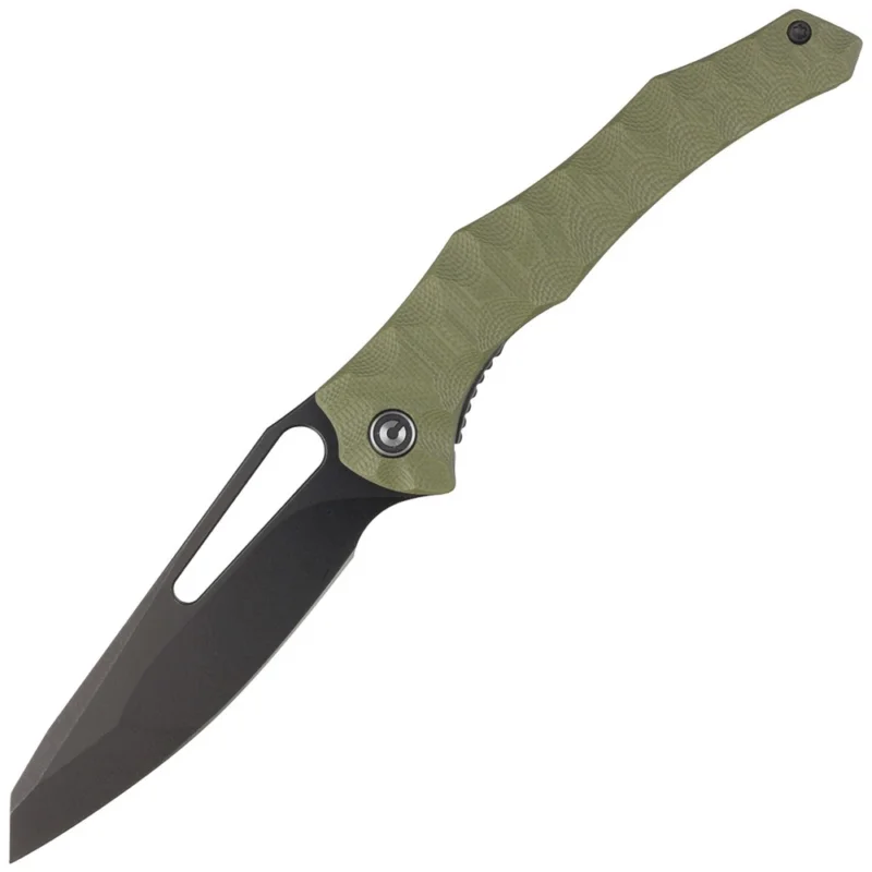 Nóż CIVIVI Spiny Dogfish Green G10, Black Stonewashed 14C28N by Gavko Knives (C22006-3) Cena promocyjna