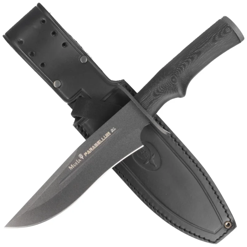 Bestseller Nóż Muela Parabellum Black Micarta, PTFE Niflon 11 X50CrMoV15 (PARABELLUM-17N)