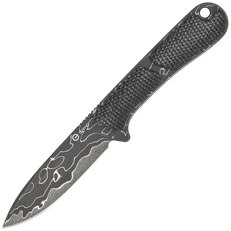 Taniej Nóż Civivi Mini Elementum Dark Green Micarta, Damascus (C23010-DS1)