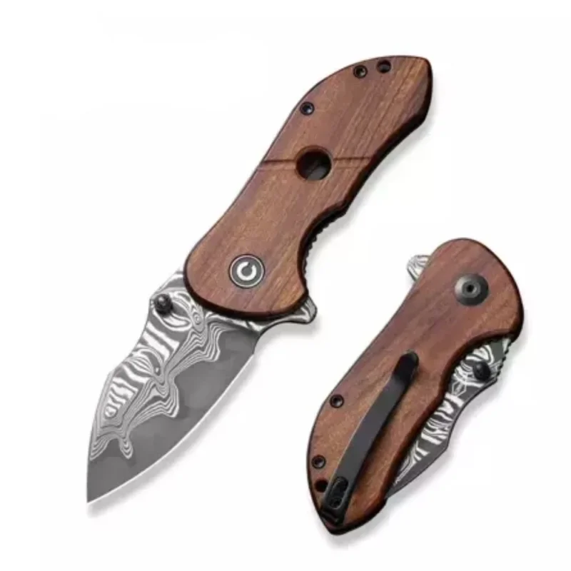 Taniej Nóż składany Civivi Gordo Guibourtia Wood, Damascus by Peter Carey (C22018C-DS1)