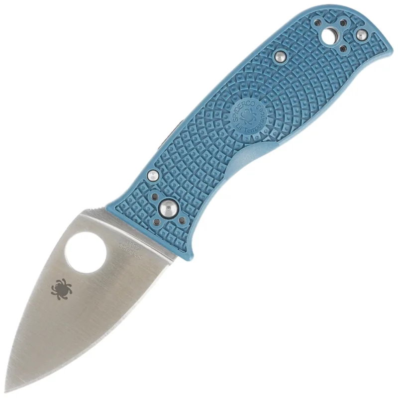 Nóż składany Spyderco Lil' Temperance 3 Lightweight Blue FRN, Satin K390 Plain (C69PBL3K390) Zamów dziś