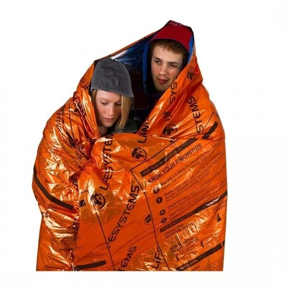 Wyprzedaż Koc ratunkowy wielokrotnego użytku - Heatshield Blanket Double - Lifesystems