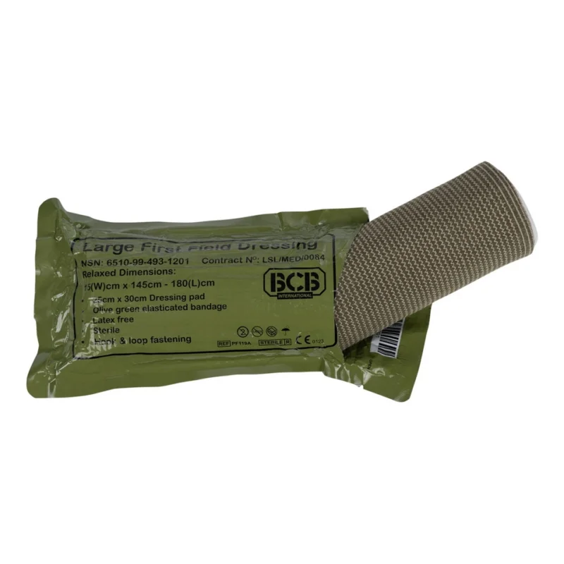 Ekspresowa dostawa Opatrunek indywidualny wodoszczelny bojowy Duży - BCB Combat first field dressing
