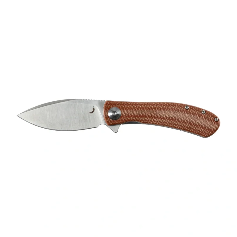 Oferta czasowa Trollsky Knives - Nóż Składany Mandu EVO MTE007 Liner Lock Satin 14C28N, Brown Micarta