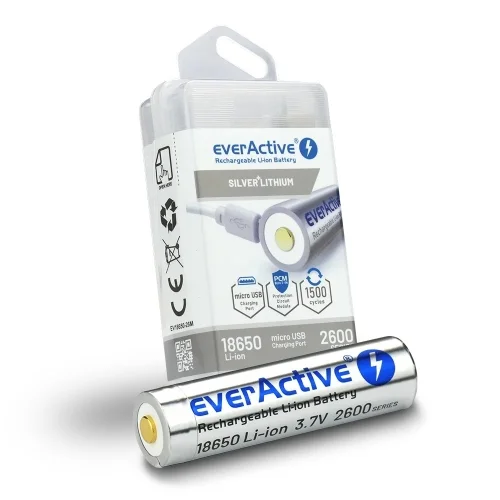 Bateria Akumulator everActive 18650 2600mAh !BOX Sprawdź teraz