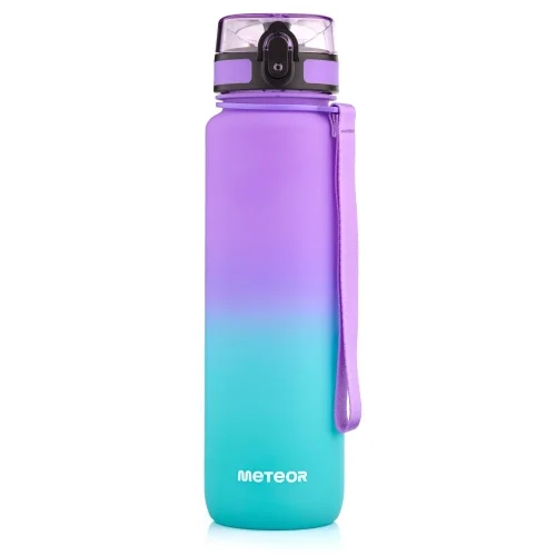 Szybka dostawa Bidon Sportowy Meteor 1000 ml Fioletowy Błękitny