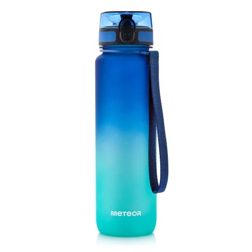 Bidon Sportowy Meteor 1000 ml Niebieski Błękitny Hit cenowy