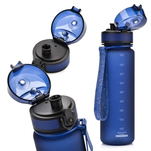 Bidon Sportowy Meteor 500 ml Granatowy Ostatnia szansa