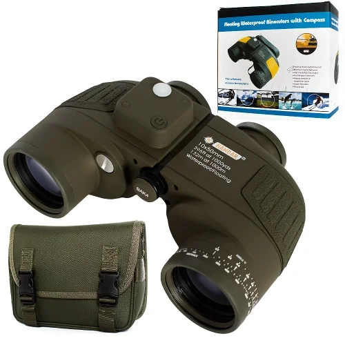 Lornetka Kandar 10x50 BAK4 Wodoodporna Olive Wyjątkowa oferta