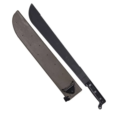 Ostatnie sztuki Maczeta Carbon z Piłą w Pokrowcu PE Mil-tec Olive