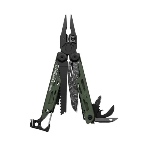 Wyjątkowa oferta Multitool Signal Leatherman Green